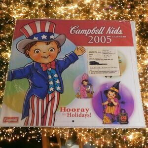 Campbell's Soup Kids 2005  Calendar New In Package